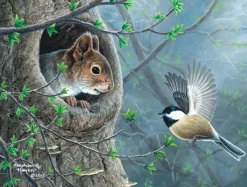 SunsOut Pièces XXL - Good News*Enfant Oiseaux|Animaux De La Forêt