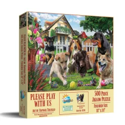 SunsOut Pièces XXL - Joue avec Nous, s'il te Plaît*Enfant Chiens|De 500 À 999 Pièces