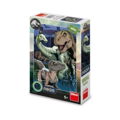 Dino Pièces XXL - Jurassic World - Puzzle Neon*Enfant Pièces Phosphorescentes|Dinosaures
