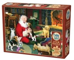 Cobble Hill Pièces XXL - La Récréation du Père Noël*Femme/Enfant Chiens|Déco Et Objets