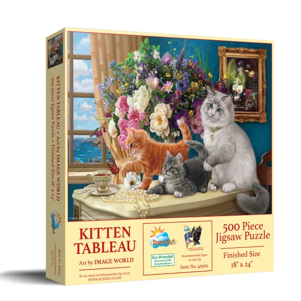 SunsOut Pièces XXL - Le Tableau des Chatons*Enfant Chats|Déco Et Objets