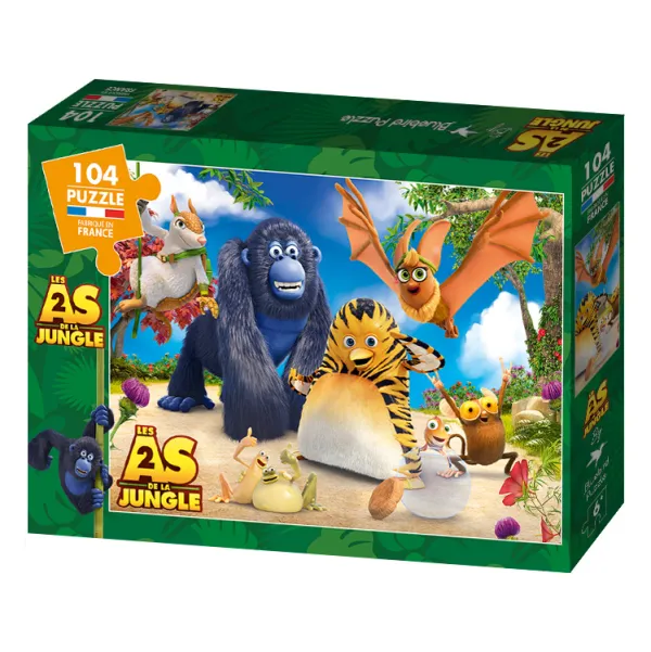 Bluebird Puzzle Pièces XXL - Les As de la Jungle 2*Enfant À Partir De 9 Ans|Puzzles Pour Enfants