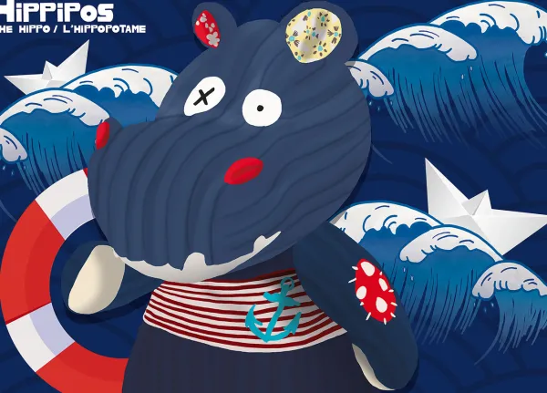 Bluebird Puzzle Pièces XXL - Les Déglingos - Hippipos*Enfant À Partir De 9 Ans|Animaux Sauvages