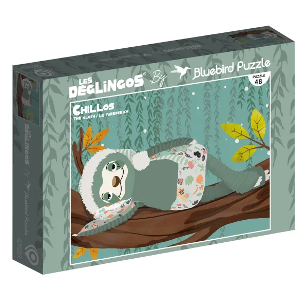 Bluebird Puzzle Pièces XXL - Les Déglingos - Chillos*Enfant Animaux De La Forêt|Dès 5 Ans : 31 À 49 Pièces