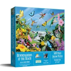 SunsOut Pièces XXL - Lori Schory - Colibris à la plage*Enfant Oiseaux|Plages Et Îles De Rêve