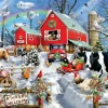 SunsOut Pièces XXL - Lori Schory - Ferme en Hiver*Femme/Enfant Animaux De La Ferme|Noël
