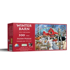 SunsOut Pièces XXL - Lori Schory - Ferme en Hiver*Femme/Enfant Animaux De La Ferme|Noël