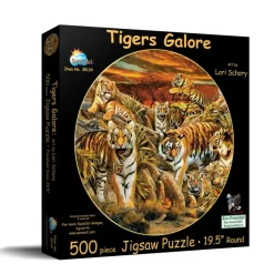 SunsOut Pièces XXL - Lori Schory - Tigres partout*Enfant Rond|Tigres