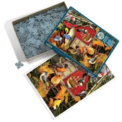 Cobble Hill Pièces XXL - Maison d'Oiseau d'Automne*Enfant Oiseaux|Forêts, Fleurs Et Jardins