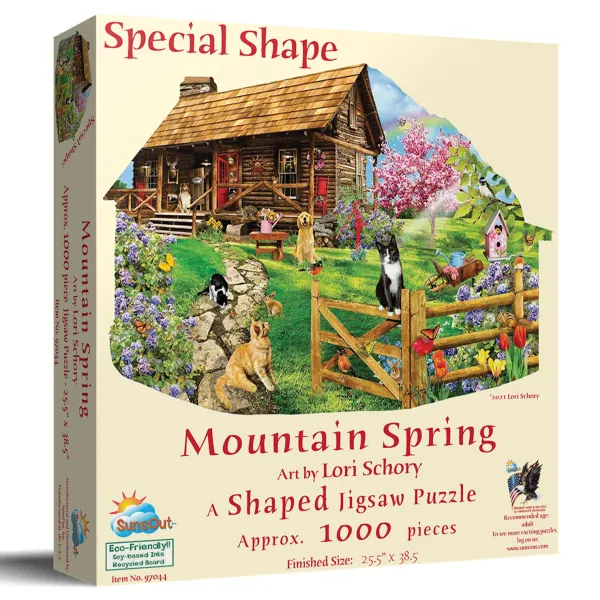 SunsOut Pièces XXL - Mountain Spring* Forme|Pièces Xxl Adultes