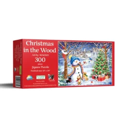 SunsOut Pièces XXL - Noël dans les Bois*Femme/Enfant Chiens|Noël
