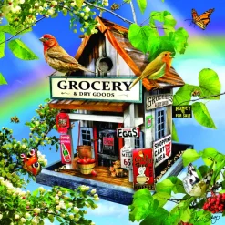 SunsOut Pièces XXL - Épicerie et Produits Secs*Enfant Oiseaux|Carré