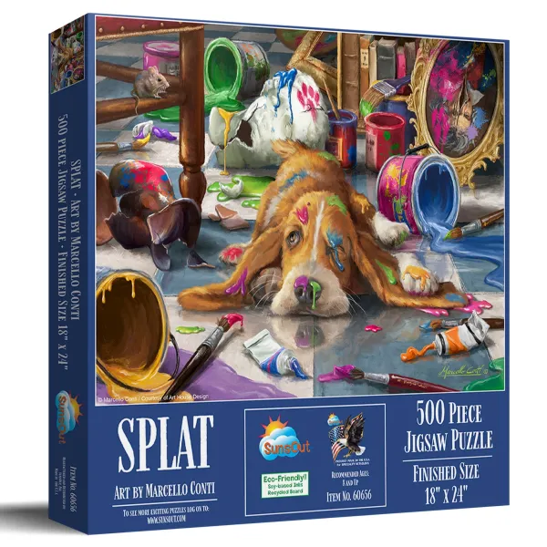 SunsOut Pièces XXL - Plouf*Femme/Enfant Chiens|Humour, Satire Et Wasgij