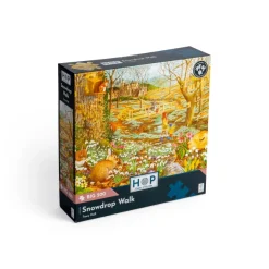 HOP - House of Puzzles Pièces XXL - Promenade Du Perce-Neige*Enfant Animaux De La Forêt|Forêts, Fleurs Et Jardins