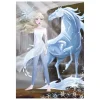 Dino Pièces XXL - Puzzle Néon - La Reine des Neige 2*Enfant Pièces Phosphorescentes|Puzzles Pour Enfants