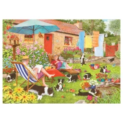 HOP - House of Puzzles Pièces XXL - Repos Et Détente*Femme Chiens|Hommes Et Femmes