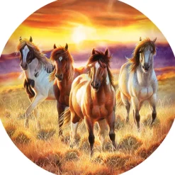 SunsOut Pièces XXL - Running in the Sun*Enfant Rond|Chevaux