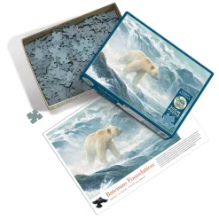 Cobble Hill Pièces XXL - Salmon Watch - Spirit Bear*Enfant Animaux Sauvages|De 500 À 999 Pièces