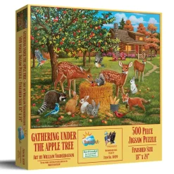 SunsOut Pièces XXL - Se Rassembler sous le Pommier*Enfant Animaux De La Forêt|Animaux De La Ferme