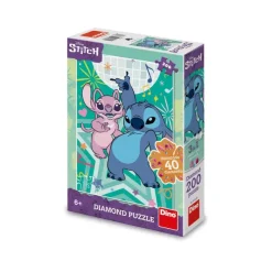 Dino Pièces XXL - Stitch - Avec Strass Inclus*Enfant Animaux Fantastiques|À Partir De 9 Ans