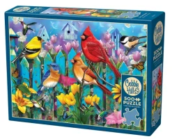 Cobble Hill Pièces XXL - Sur la Barrière*Enfant Oiseaux|Forêts, Fleurs Et Jardins