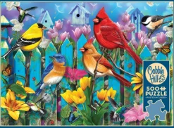 Cobble Hill Pièces XXL - Sur la Barrière*Enfant Oiseaux|Forêts, Fleurs Et Jardins