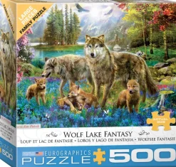 Eurographics Pièces XXL - Wolf Lake Fantasy*Enfant Loups|De 500 À 999 Pièces