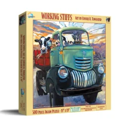 SunsOut Pièces XXL - Working Stiffs*Enfant Voitures, Motos Et Camions|Puzzles Pour Enfants