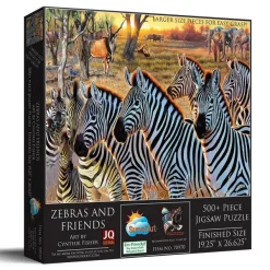 SunsOut Pièces XXL - Zèbres Et Amis*Enfant Pièces Xxl Adultes|Animaux Sauvages