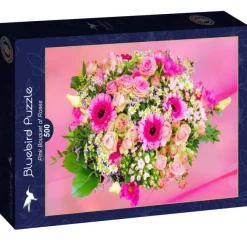 Bluebird Puzzle Pink Bouquet of Roses* Forêts, Fleurs Et Jardins|De 500 À 999 Pièces