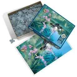 Cobble Hill Plongeons dans la Baie de Lis*Enfant Oiseaux|Forêts, Fleurs Et Jardins