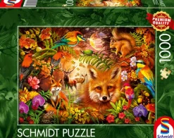 Schmidt Spiele Plumes, Pelages et Fleurs* Oiseaux|Animaux De La Forêt