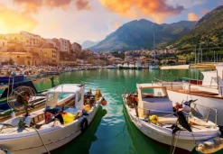 Alipson Puzzle Port et Bateaux de Pêche - Sicile* Bateaux|De 1 000 Pièces