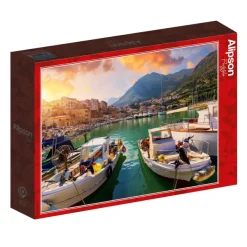 Alipson Puzzle Port et Bateaux de Pêche - Sicile* Bateaux|De 1 000 Pièces