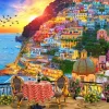 Bluebird Puzzle Positano Italy* Villes Et Villages|France