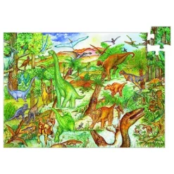 Djeco Poster et Livret - Découverte dinosaures*Enfant Puzzles Pour Enfants|Dinosaures