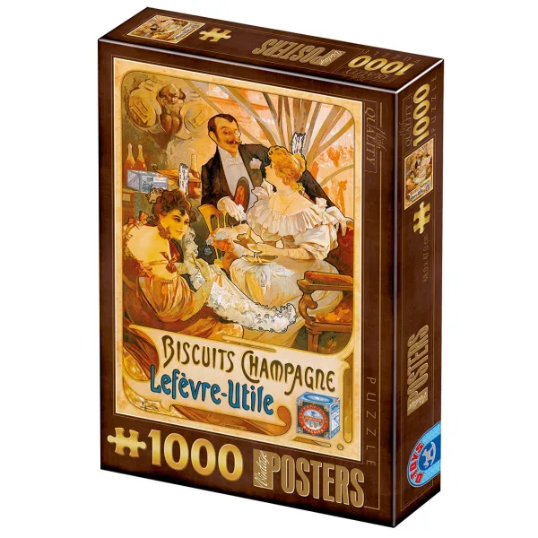 DToys Poster Vintage - Biscuits Champagne Lefevre-Utile* Rétros Et Nostalgie|Affiches De Cinéma, Publicité