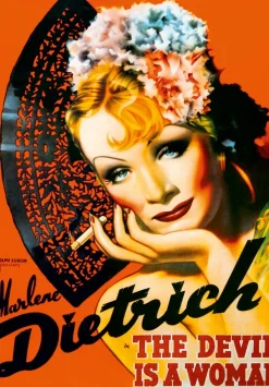 DToys Poster vintage - Marlene Dietrich, The Devil is a Woman*Femme Rétros Et Nostalgie|Hommes Et Femmes