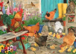 HOP - House of Puzzles Poule Piquée* Animaux De La Ferme|Forêts, Fleurs Et Jardins