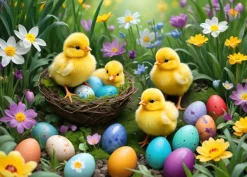 Alipson Puzzle Poussins de Pâques* Animaux De La Ferme|Forêts, Fleurs Et Jardins