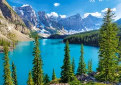 Castorland Printemps au Lac Moraine, Canada* Parcs Naturels Et Nationaux|Montagnes