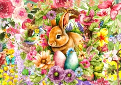 Enjoy Puzzle Printemps Doux* Animaux De La Forêt|Forêts, Fleurs Et Jardins