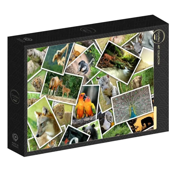 Grafika Promenade au Zoo* Animaux Sauvages|Collages