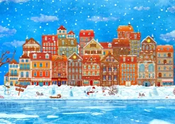 Enjoy Puzzle Prêt pour Noël*Femme Noël|Neige