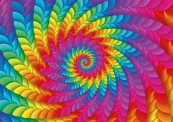 Yazz Psychedelic Rainbow* Déco Et Objets|De 1 000 Pièces