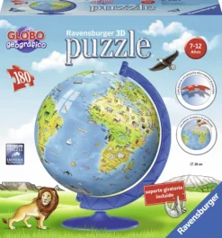 Ravensburger Puzzle Ball 3D - Mappemonde en Espagnol*Enfant Ball|3D