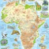 Larsen Puzzle Cadre - Afrique (en Russe)*Enfant Cadre|Puzzles Pour Enfants