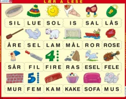 Larsen Puzzle Cadre - Apprendre à Lire (en Norvégien)*Enfant Cadre|Puzzles Pour Enfants