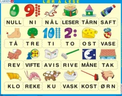 Larsen Puzzle Cadre - Apprendre à Lire le Norvégien 2 (en Norvégien)*Enfant Cadre|Puzzles Pour Enfants