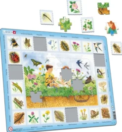 Larsen Puzzle Cadre - Campagne (en Hollandais)*Enfant Cadre|Animaux De La Forêt